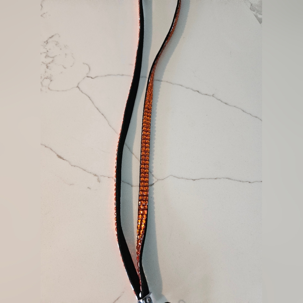 NWOT 3/$10 Orange Lanyard w/keyring